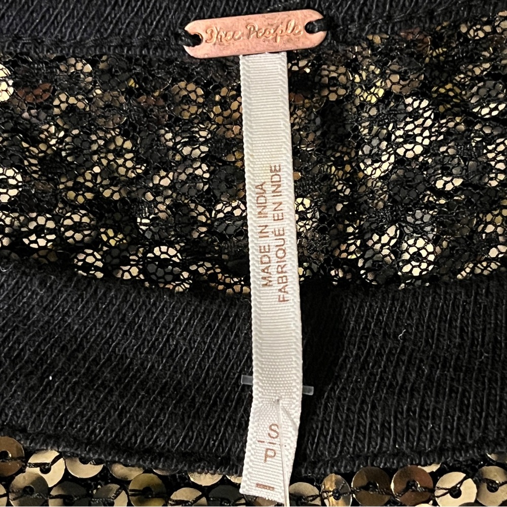 Free People / Life Of The Party Floral Sequined Top - Picture 10 of 13